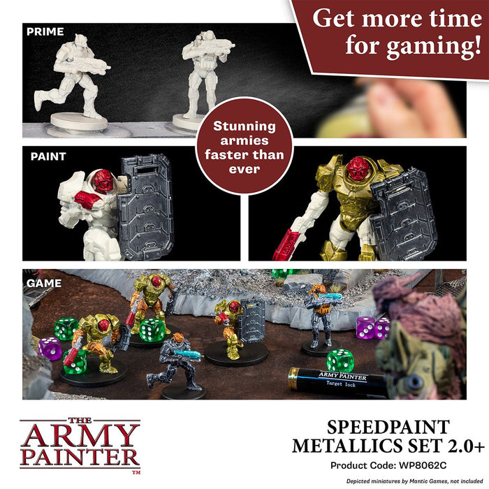 The Army Painter - Speedpaint Metallics Set - for just $44.99! 