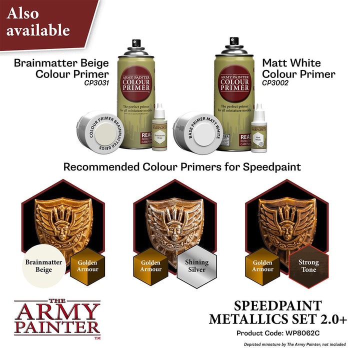 The Army Painter - Speedpaint Metallics Set - for just $44.99! 