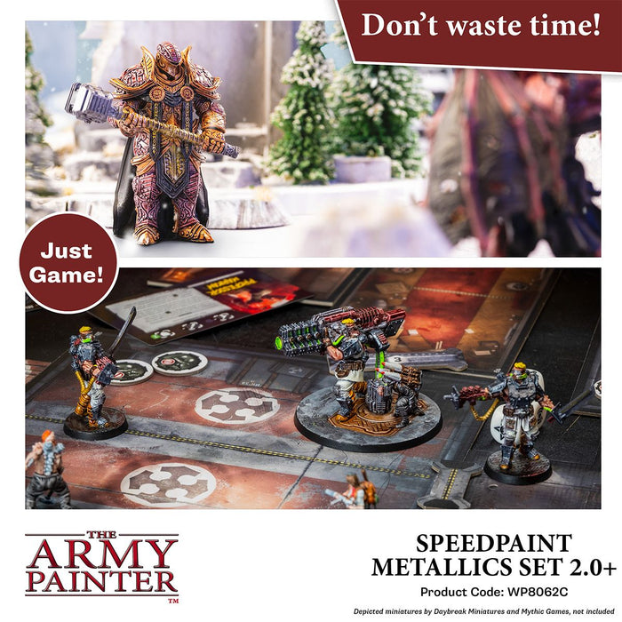 The Army Painter - Speedpaint Metallics Set - for just $44.99! 