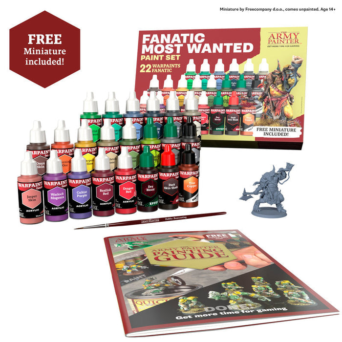 The Army Painter Warpaints Fanatic: Most Wanted Set - for just $102.99! 