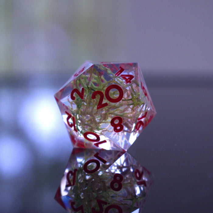 Wrath of Nature Sharp-Edged Resin Dice Set - Just $39.99! Shop now at Retro Gaming of Denver