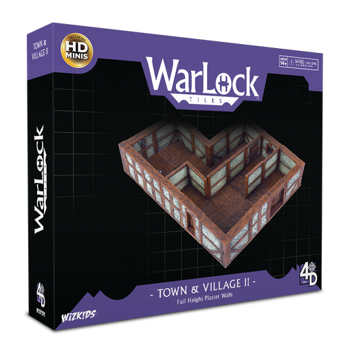 WarLock Tiles: Town & Village II - Full Height Plaster Walls - for just $129.99! 
