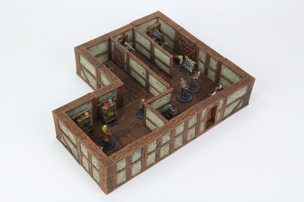 WarLock Tiles: Town & Village II - Full Height Plaster Walls - for just $129.99! 