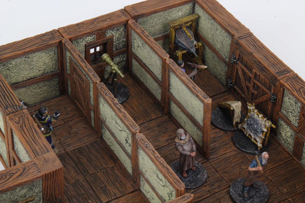 WarLock Tiles: Town & Village II - Full Height Plaster Walls - for just $129.99! 