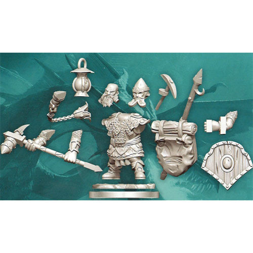 D&D Frameworks Wave 1: Dwarf Fighter Male - Miniature - for just $14.99! 