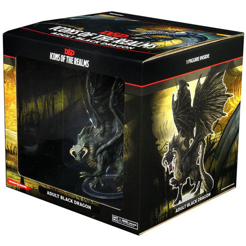 D&D: Icons of the Realms - Adult Black Dragon Premium Figure - for just $69.99! 