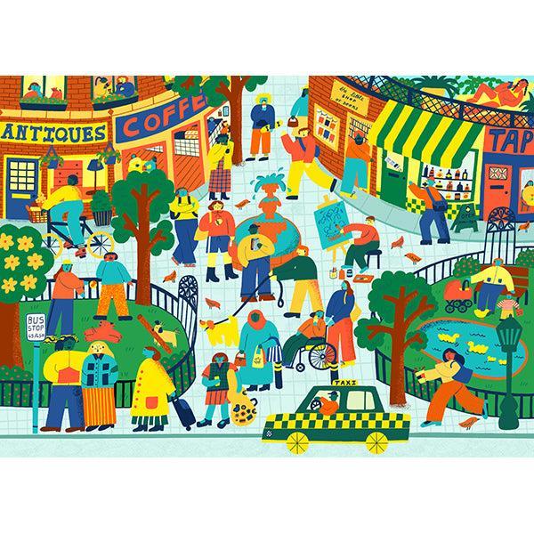 Waiting for the Bus 1000 Piece Jigsaw Puzzle Holiyay - for just $29.99! 