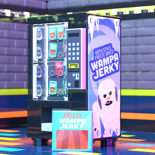 Wampa Beef Jerky Minifig Vending Machine Building Set made using LEGO parts - B3 Customs - Premium  - Just $19.99! Shop now at Retro Gaming of Denver