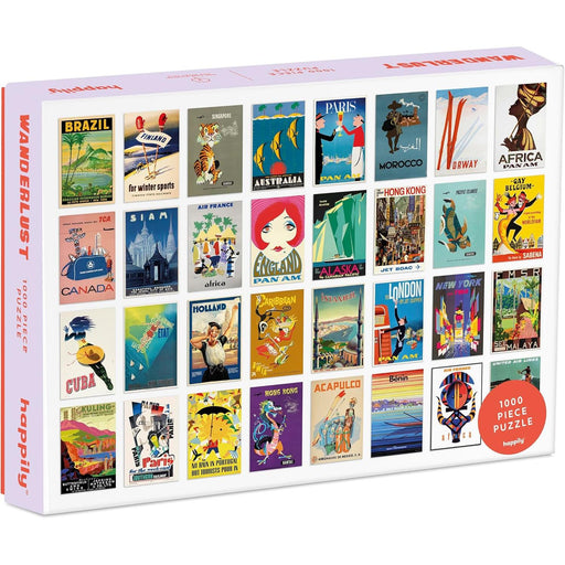 Wanderlust 1000 Piece Jigsaw Puzzle Happily - for just $29.99! 