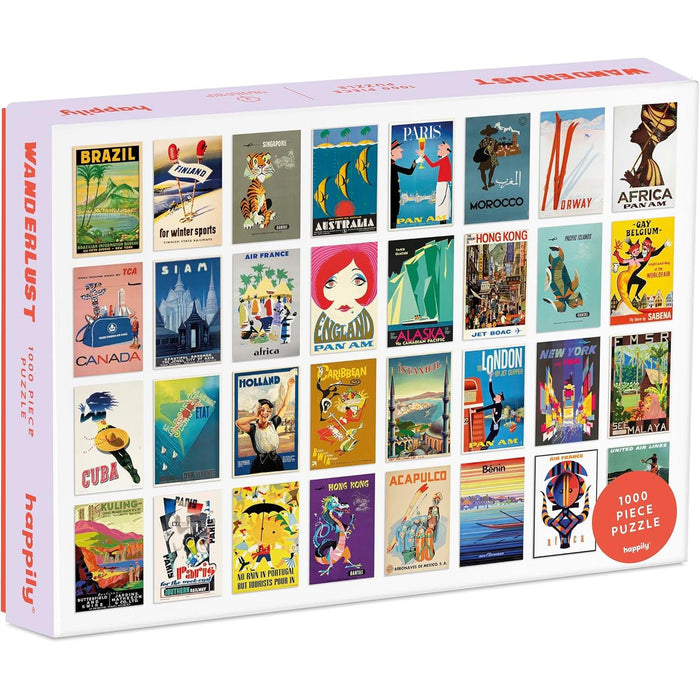 Wanderlust 1000 Piece Jigsaw Puzzle Happily - for just $29.99! 
