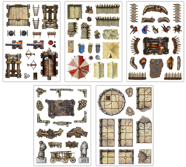 Battle Mats: Add On Scenery - War & Siege - for just $12.99! 