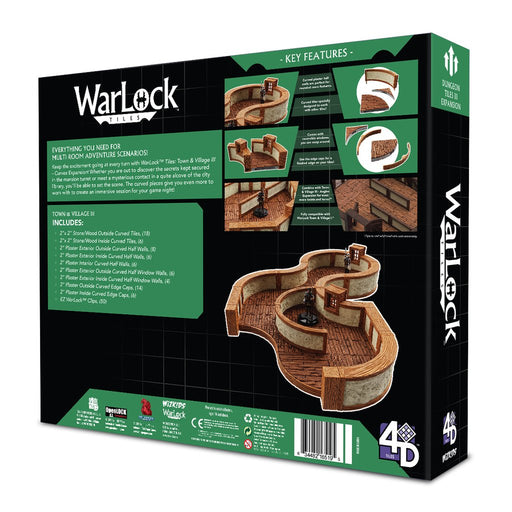 WarLock Tiles: Town & Village III - Curves Expansion - for just $79.99! 