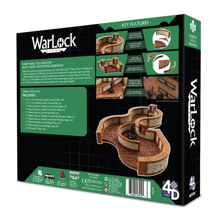 WarLock Tiles: Town & Village III - Curves Expansion - for just $79.99! 