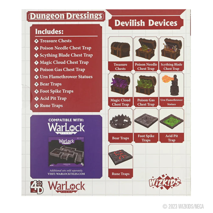 WarLock Tiles: Dungeon Dressings - Traps - Devilish Devices - for just $49.99! 