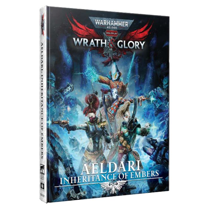 Warhammer 40K: Wrath & Glory RPG - Aeldari, Inheritance of Embers - for just $39.99! 