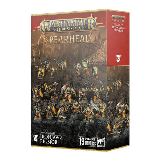 Warhammer: Age of Sigmar - Ironjawz Bigmob - Orruk Warclans Spearhead - for just $150! 