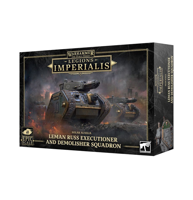 Warhammer Legions Imperialis: Leman Russ Executioner/Demolisher Squadron - for just $53! 
