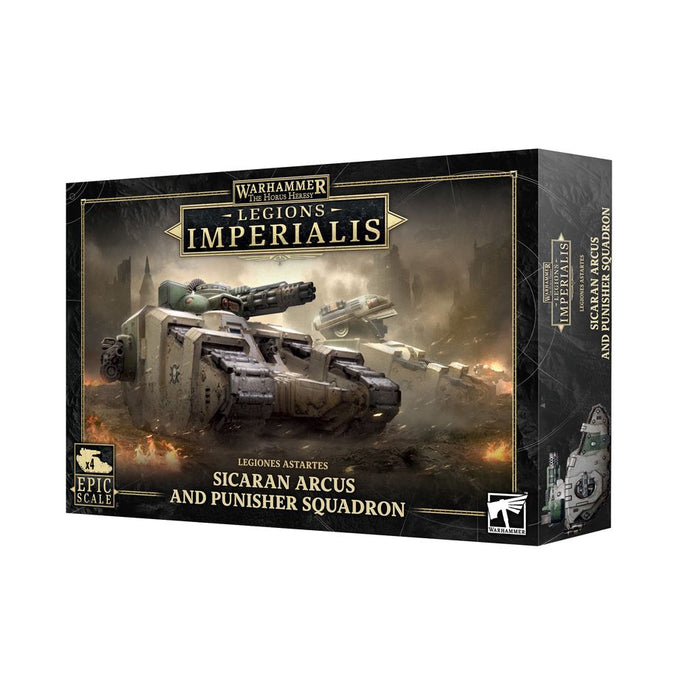 Warhammer Legions Imperialis: Sicaran Arcus/Punisher Squadron - for just $53! 