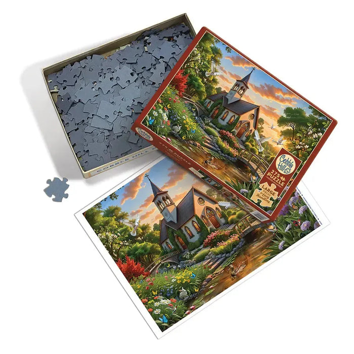 Warm Welcome 275 Large Piece Jigsaw Puzzle Cobble Hill - for just $17.99! 