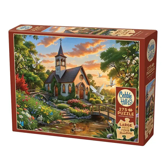 Warm Welcome 275 Large Piece Jigsaw Puzzle Cobble Hill - for just $17.99! 