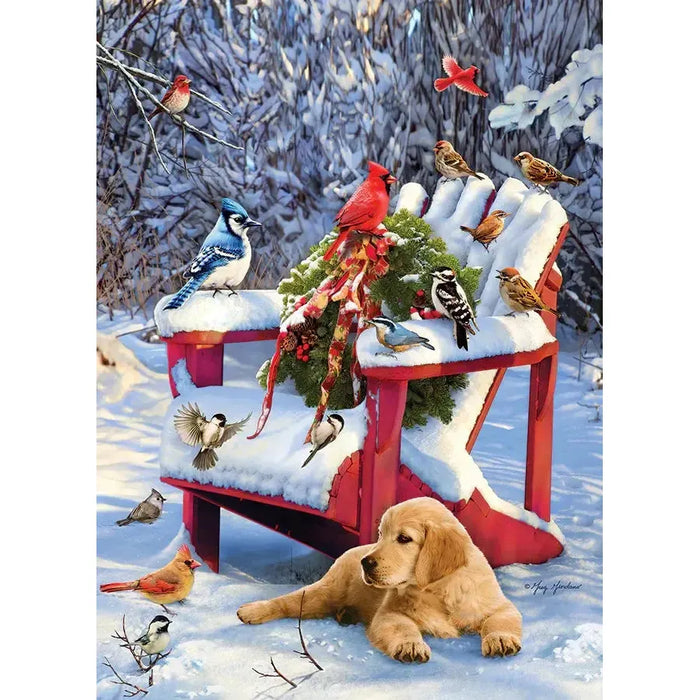 Warm Winter's Day 1000 Piece Jigsaw Puzzle Cobble Hill - for just $19.99! 