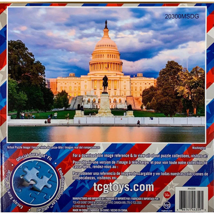 Washington DC Coast to Coast 500 Piece Jigsaw Puzzle Sure Lox - for just $14.99! 