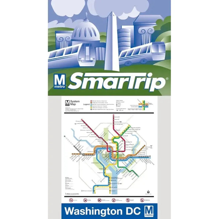 Washington DC Metro Map 100 Piece Mini Double-Sided Jigsaw Puzzle NYPC - for just $14.99! 