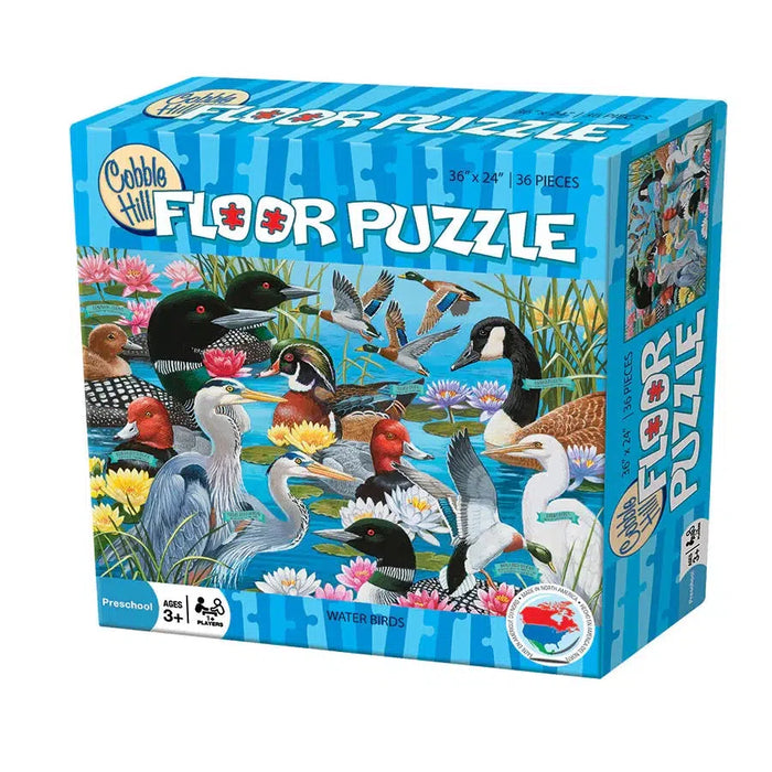 Water Birds 36 Piece Floor Jigsaw Puzzle Cobble Hill - for just $19.99! 