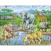 Watering Hole on the African Savannah 65 Piece Tray Jigsaw Puzzle Larsen - for just $11.99! 