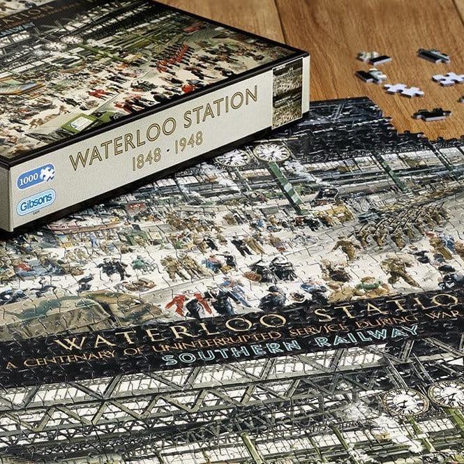 Waterloo Station 1848 - 1948 1000 Piece Jigsaw Puzzle Gibsons - for just $24.99! 
