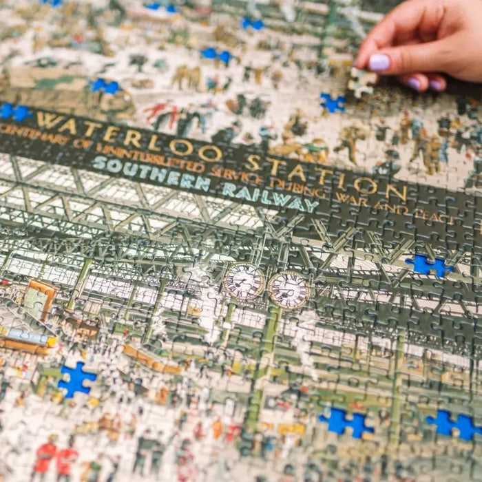 Waterloo Station 1848 - 1948 1000 Piece Jigsaw Puzzle Gibsons - for just $24.99! 