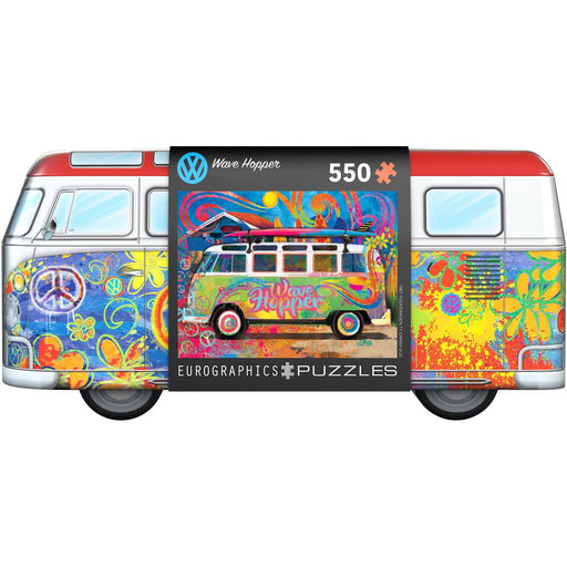 Wave Hopper VW Bus 550 Piece Jigsaw Puzzle in Tin Eurographics - for just $23.99! 
