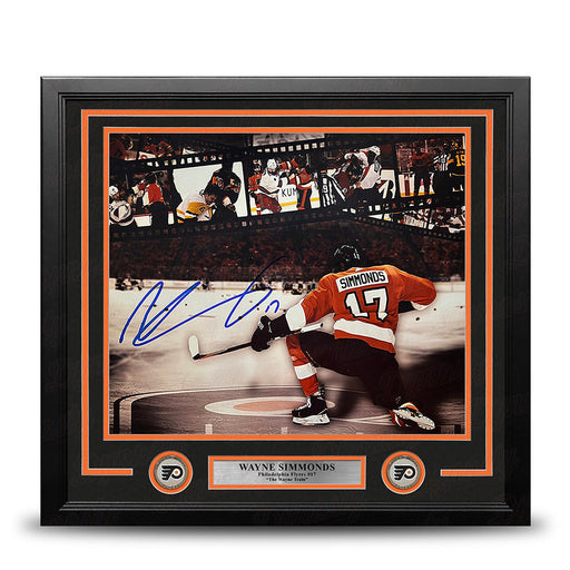 Wayne Simmonds Philadelphia Flyers Autographed 16" x 20" Framed Collage Hockey Photo - for just $129.99! 