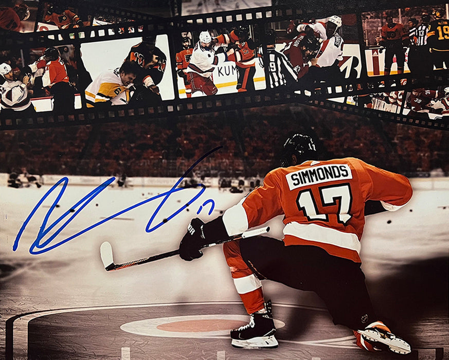 Wayne Simmonds Philadelphia Flyers Autographed 16" x 20" Collage Hockey Photo - for just $69.99! 