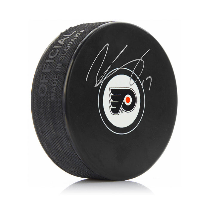 Wayne Simmonds Autographed Philadelphia Flyers Hockey Logo Puck - for just $49.99! 