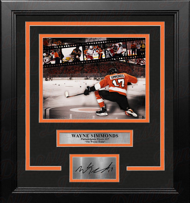 Wayne Simmonds Philadelphia Flyers 8" x 10" Framed Collage Hockey Photo with Engraved Autograph - for just $79.99! 