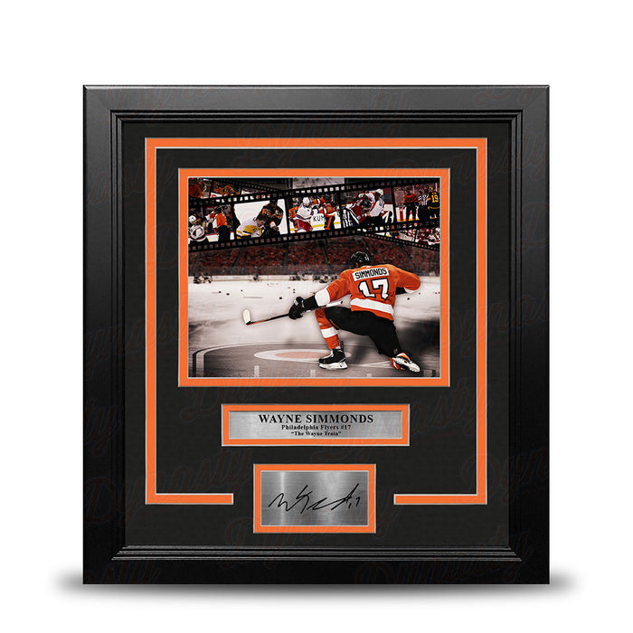 Wayne Simmonds Philadelphia Flyers 8" x 10" Framed Collage Hockey Photo with Engraved Autograph - for just $79.99! 