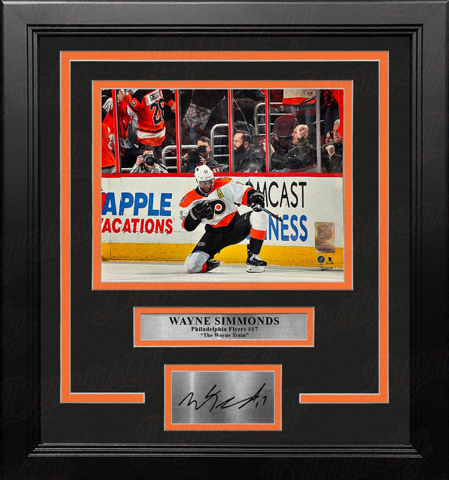 Wayne Simmonds Fist Pump Philadelphia Flyers 8" x 10" Framed Hockey Photo with Engraved Autograph - for just $79.99! 