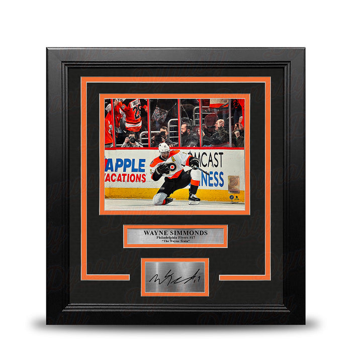Wayne Simmonds Fist Pump Philadelphia Flyers 8" x 10" Framed Hockey Photo with Engraved Autograph - for just $79.99! 