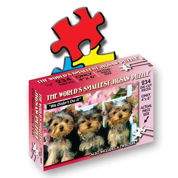We Didn't Do It 234 Piece "World's Smallest" Jigsaw Puzzle TDC - for just $9.99! 