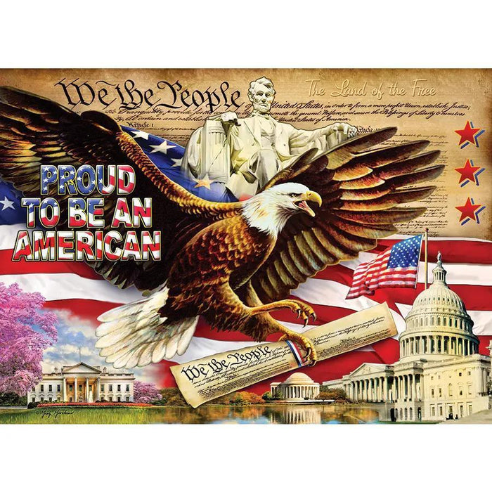 We the People 1000 Piece Jigsaw Puzzle Cobble Hill - for just $19.99! 