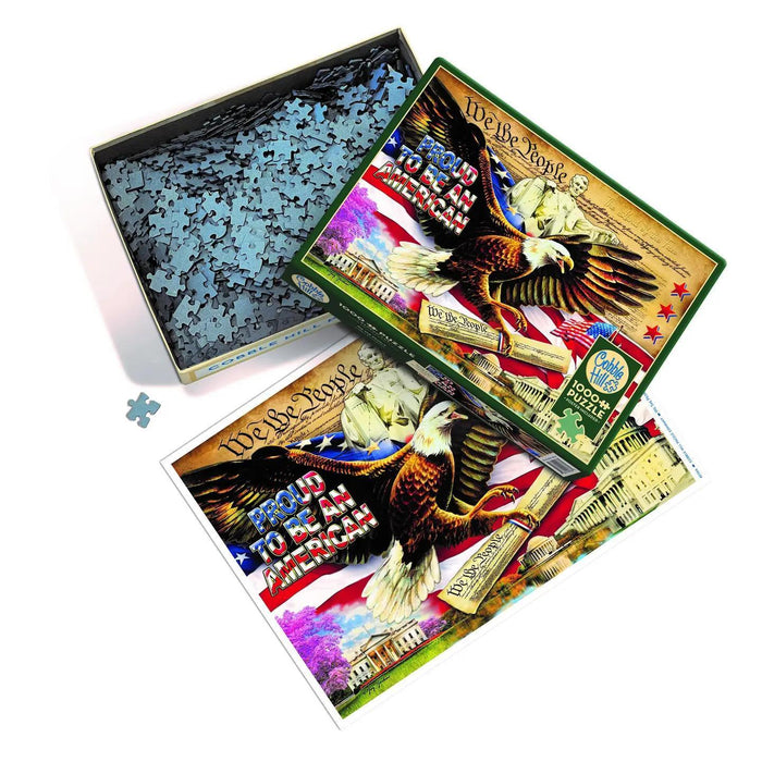 We the People 1000 Piece Jigsaw Puzzle Cobble Hill - for just $19.99! 
