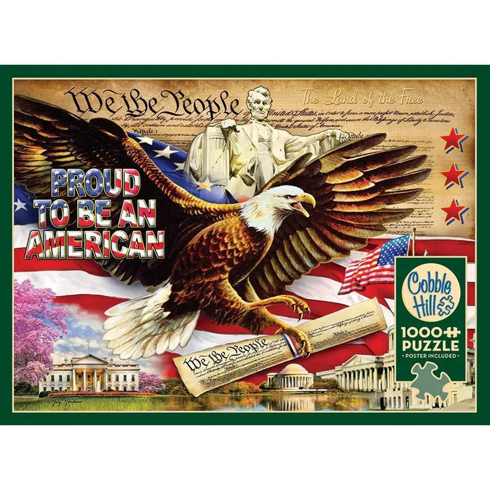 We the People 1000 Piece Jigsaw Puzzle Cobble Hill - for just $19.99! 