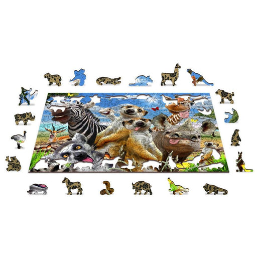 Welcome to Africa 300 Piece Wood Jigsaw Puzzle Wooden City - for just $24.99! 