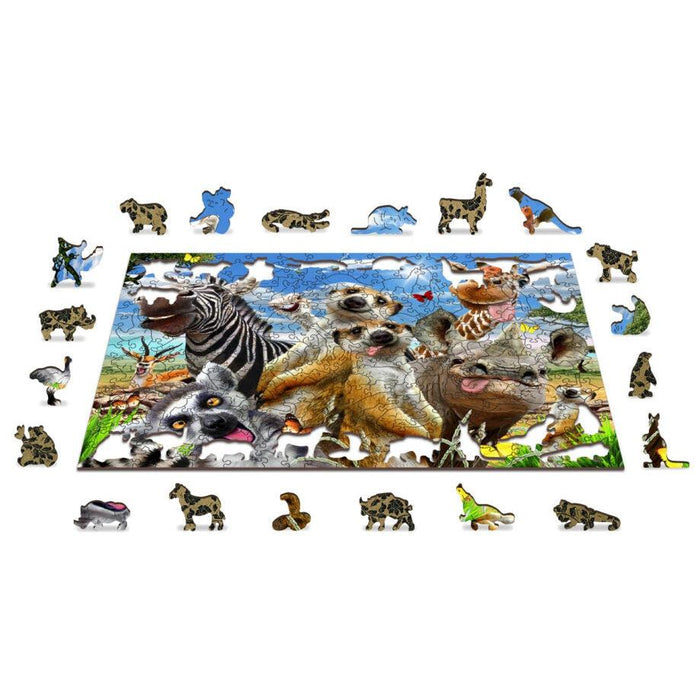 Welcome to Africa 300 Piece Wood Jigsaw Puzzle Wooden City - for just $24.99! 