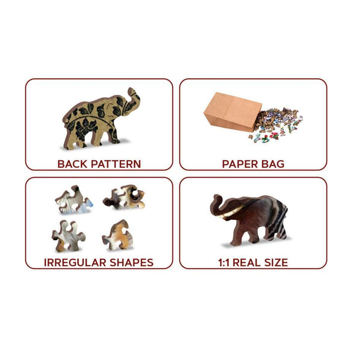 Welcome to Africa 300 Piece Wood Jigsaw Puzzle Wooden City - for just $24.99! 