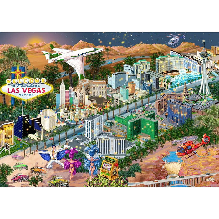 Welcome to Las Vegas 200 Piece Wood Jigsaw Puzzle Wooden City - for just $19.99! 