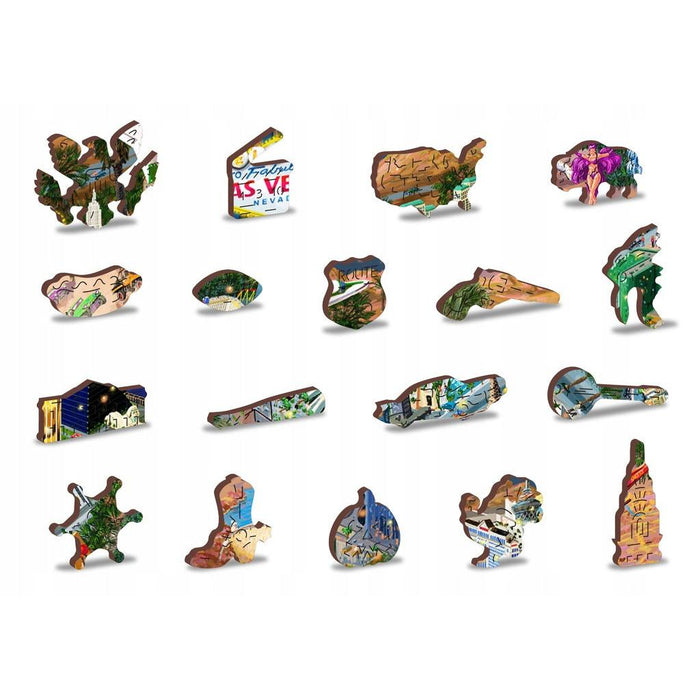 Welcome to Las Vegas 200 Piece Wood Jigsaw Puzzle Wooden City - for just $19.99! 