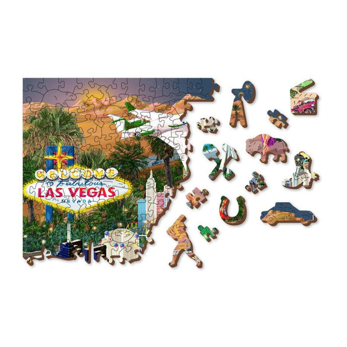 Welcome to Las Vegas 505 Piece Wood Jigsaw Puzzle Wooden City - for just $27.99! 