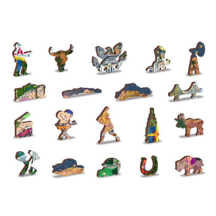 Welcome to Las Vegas 505 Piece Wood Jigsaw Puzzle Wooden City - for just $27.99! 